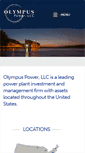 Mobile Screenshot of olympuspower.com