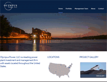 Tablet Screenshot of olympuspower.com